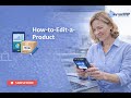 Editing a Product