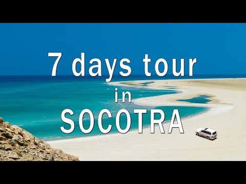 7-ми дневный тур по Сокотре с картой острова / Socotra 7 days tour, Yemen [EN, LV subt]