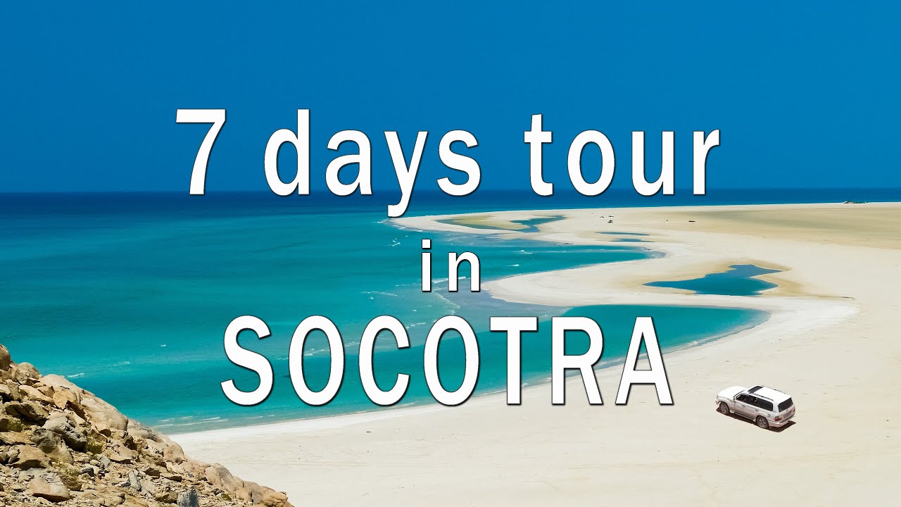 7-ми дневный тур по Сокотре с картой острова / Socotra 7 days tour, Yemen [EN subt]