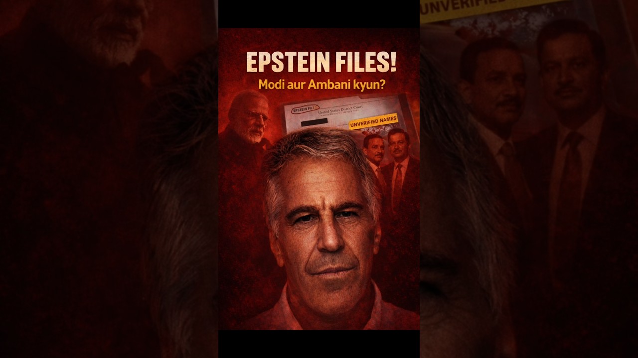 Epstein Files: Modi, Ambani ka naam kyon aaya? | Truth Explained | 