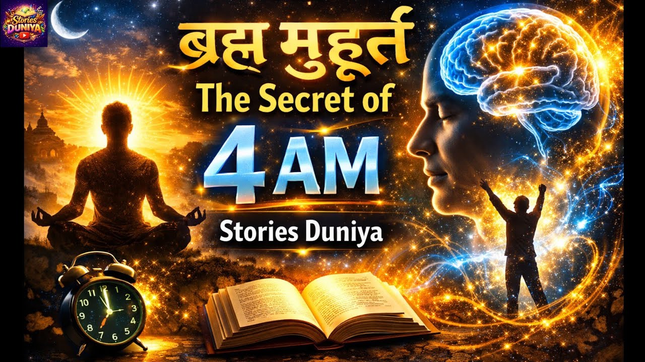 ब्रह्म मुहूर्त का रहस्य 😱|सुबह 3 से 6बजे जागोगे तो जीवन बदल जाएगा|Creator Hour का सच🔥 Stories Duniya
