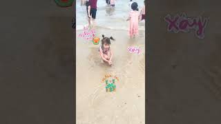 Em yêu biển lắm #muahe #beach #dulich