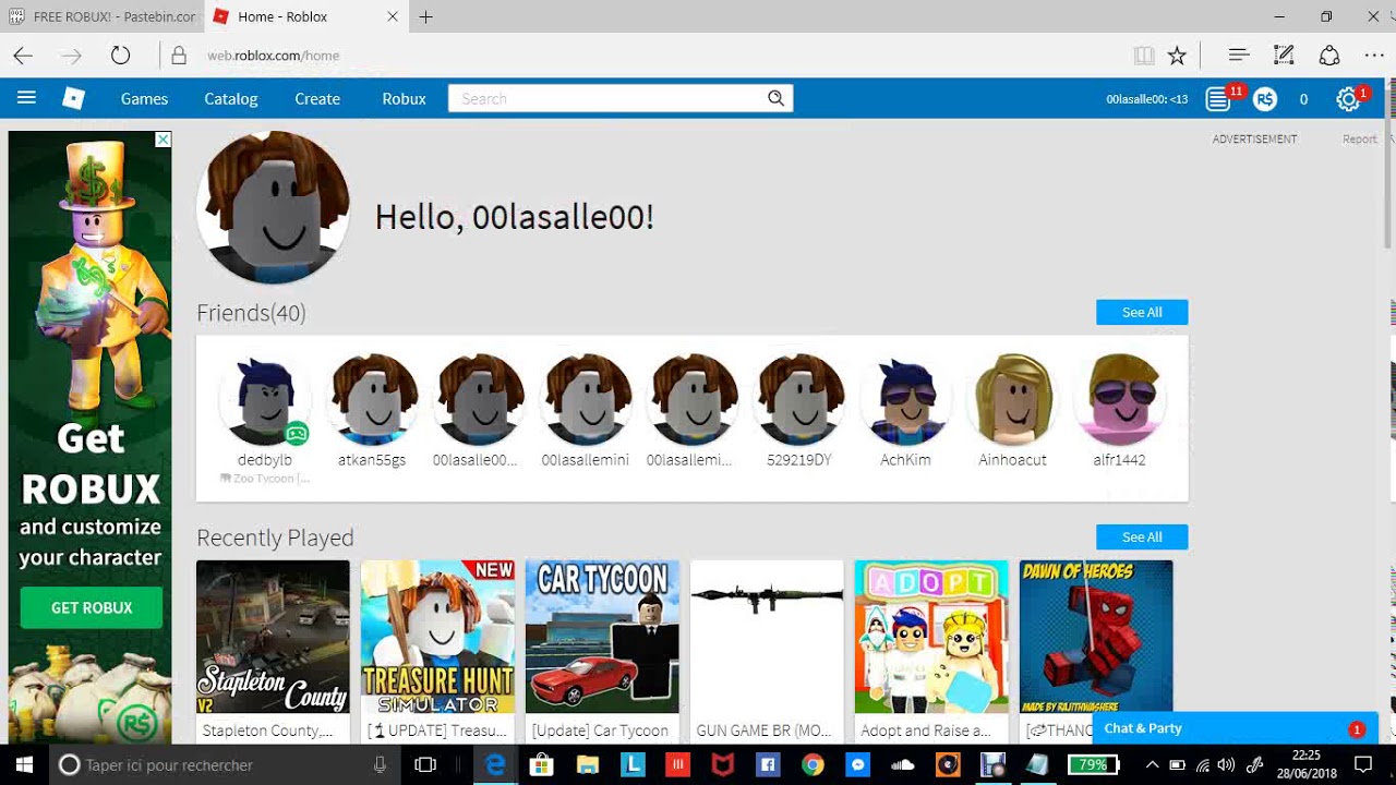 Tuto Comment Faire Pour Avoir Des Robux Gratuitement Tres Facilement Youtube - comment avoir des robux facilement tache