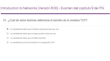 capitulo 9 de ITN  Examen Cisco Version 6.00 calificación 100%   año 2018