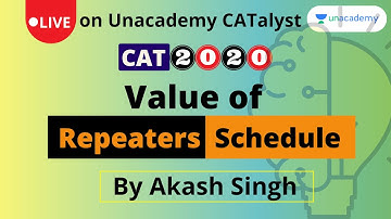 CAT 2020 Preparation Strategy for Repeaters | Quant, LR DI & VARC Strategies | by Akash Singh