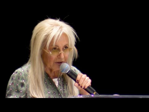 Miriam Adelson speaks about "Israel-Hamas war" at conference