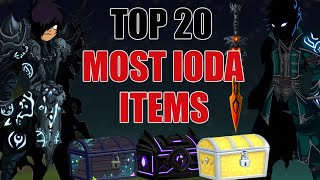 AQW Top 20 Most IoDA Items (OLD) 2024 | Popular Community Picks