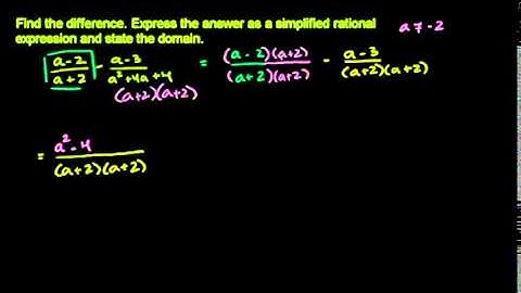 Adding and subtracting rational expressions 3