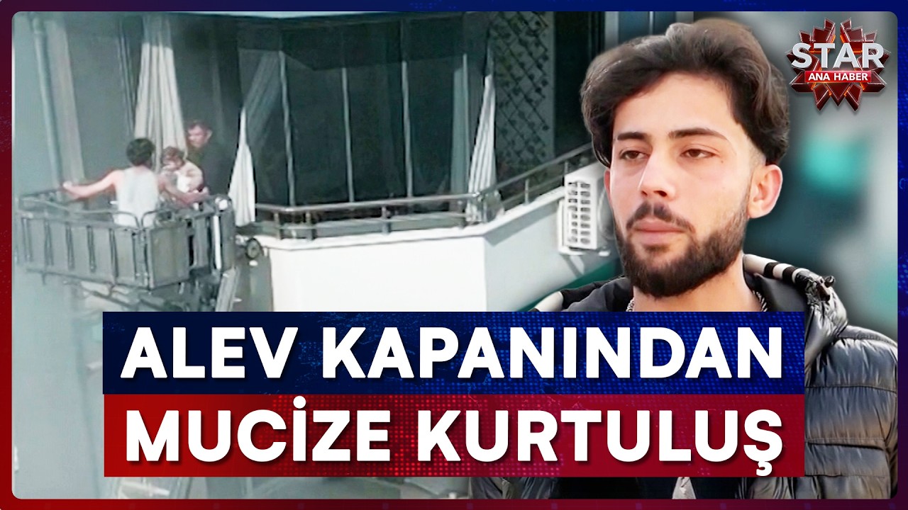 Alevlerin Arasında Kalanları Yük Asansörüyle Kurtardı! | Star Ana Haber