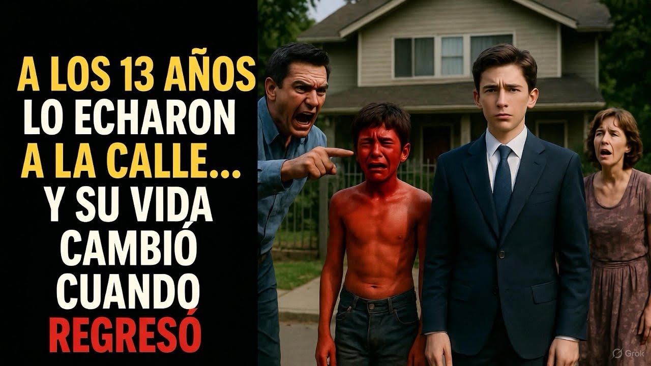 A los 13 años lo expulsaron de casa… Años después regresó y sus padres no podían creer lo que veían