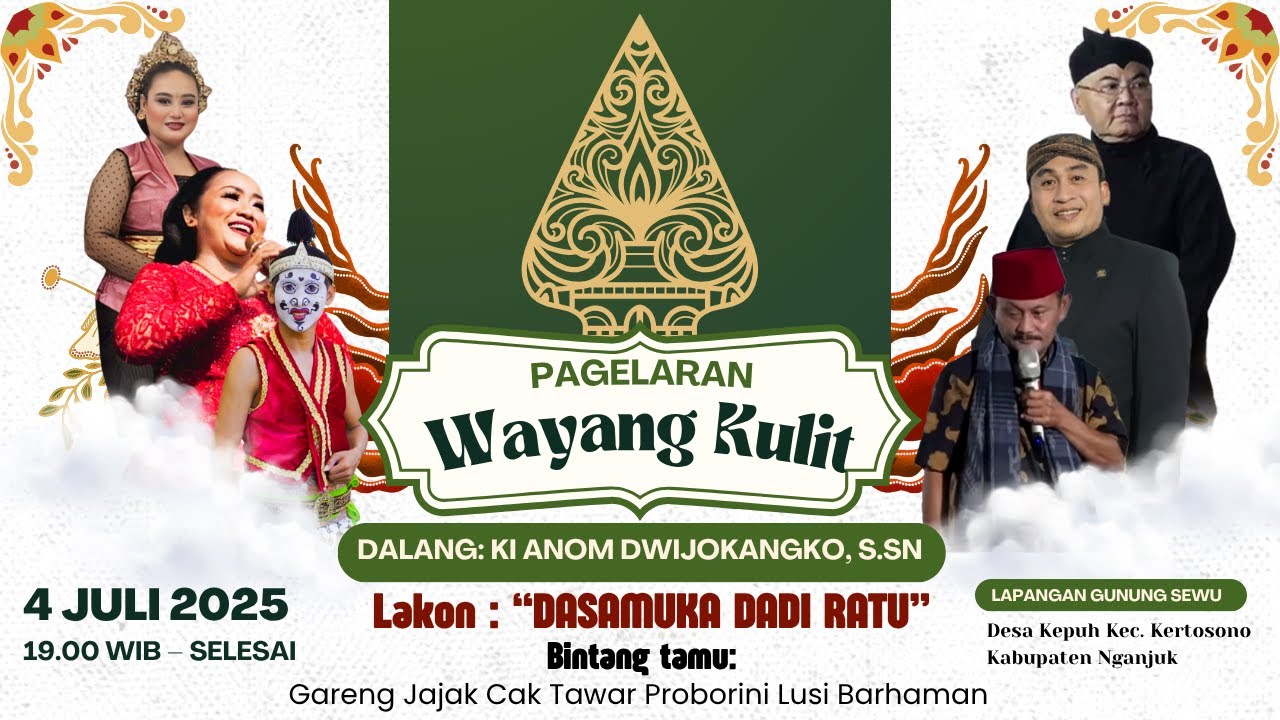 🔴LIVE WAYANG KULIT DALANG KI ANOM DWIJOKANGKO, S.Sn 