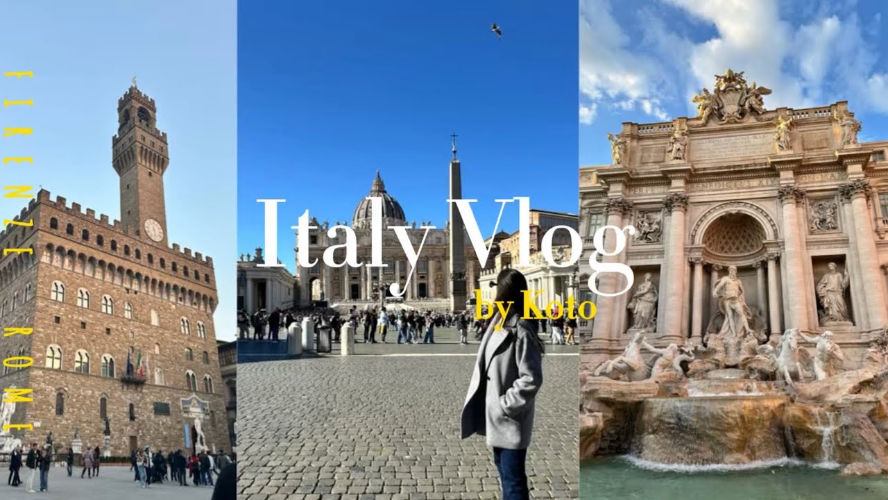 【イタリアVlog🇮🇹】フィレンツェ| ローマ| HIS添乗員付きツアー|