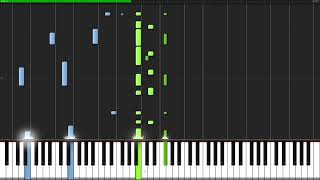 Video thumbnail of "Ghostbusters Theme (2016) [Piano Tutorial] (Synthesia) // The Wild Conductor"