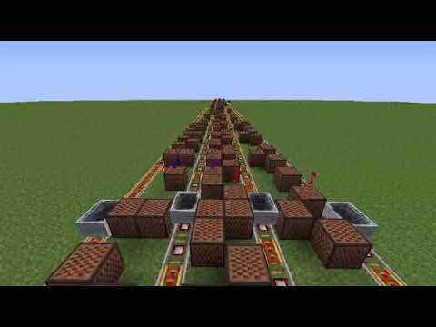 【minecraft】ラグ改良版・I amをnoteblockで演奏してみた