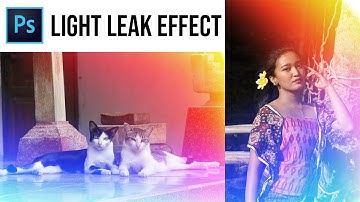 How To Add Light Leak Effect - Photoshop Tutorial