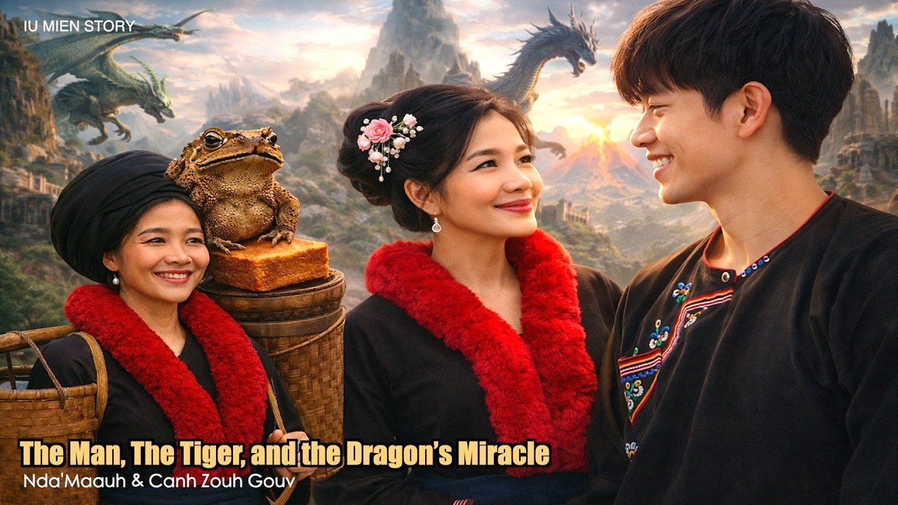 The Man, The Tiger, and the Dragon’s Miracle | Nda'maauh & Canh Zouh Gouv | Iu Mien story