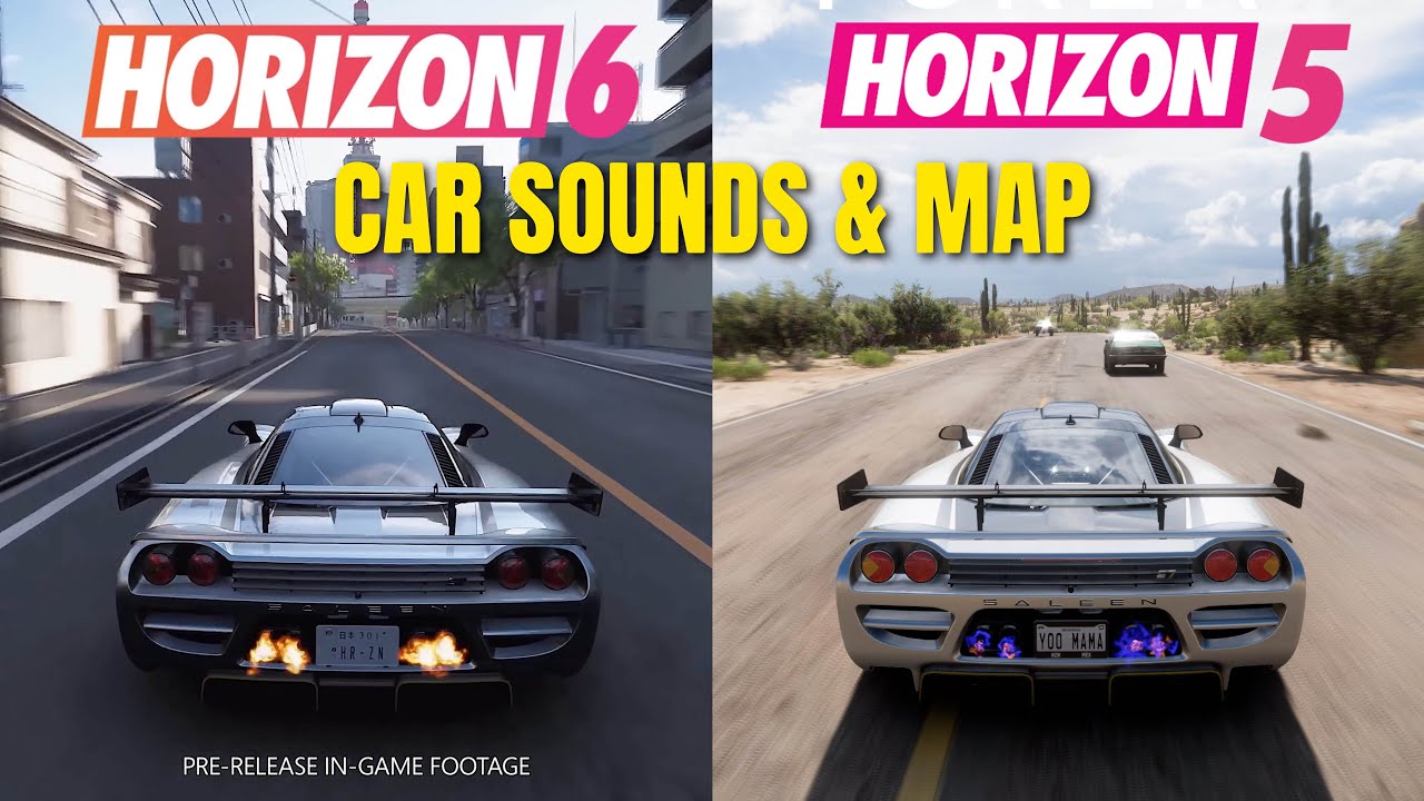 Forza Horizon 6 Car Sounds vs Forza Horizon 5 | NEW CITY GAMEPLAY & MAP PREVIEW 