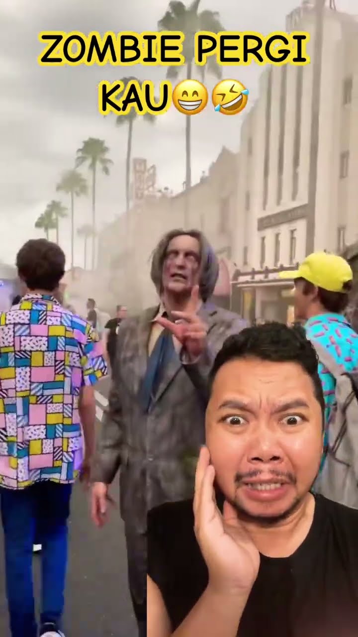 MAU GAK BERTEMAN DENGAN ZOMBIE!!!??? #halloween #spookytales #universalstudios #spooky #shorts