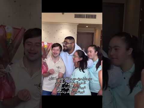 سبحان مين حبب خلقوا فيك يا فنان الحب الحقيقي والصادق نورت بلدك التانية سوريا نورت بين اهلك وناسك