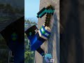 Climbing a Dangerous Cliff in Minecraft…