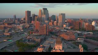 Short Minneapolis Day to Night Timelapse and Drone Hyperlapse in HDR