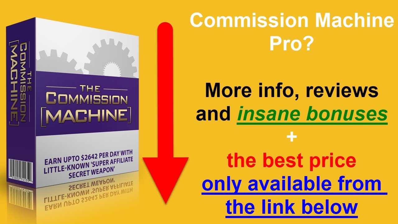 Commission Machine Pro ★  Commission Machine Review ★  Commission Machine Demo & Bonus