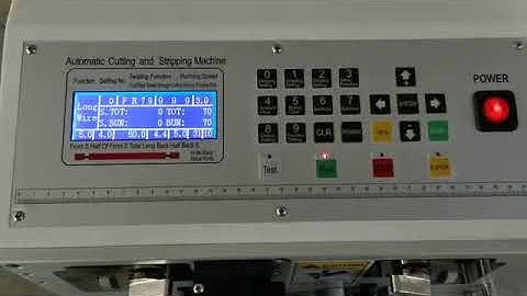 Fully Automatic Double Wire Cutting & Stripping & Twisting Machine