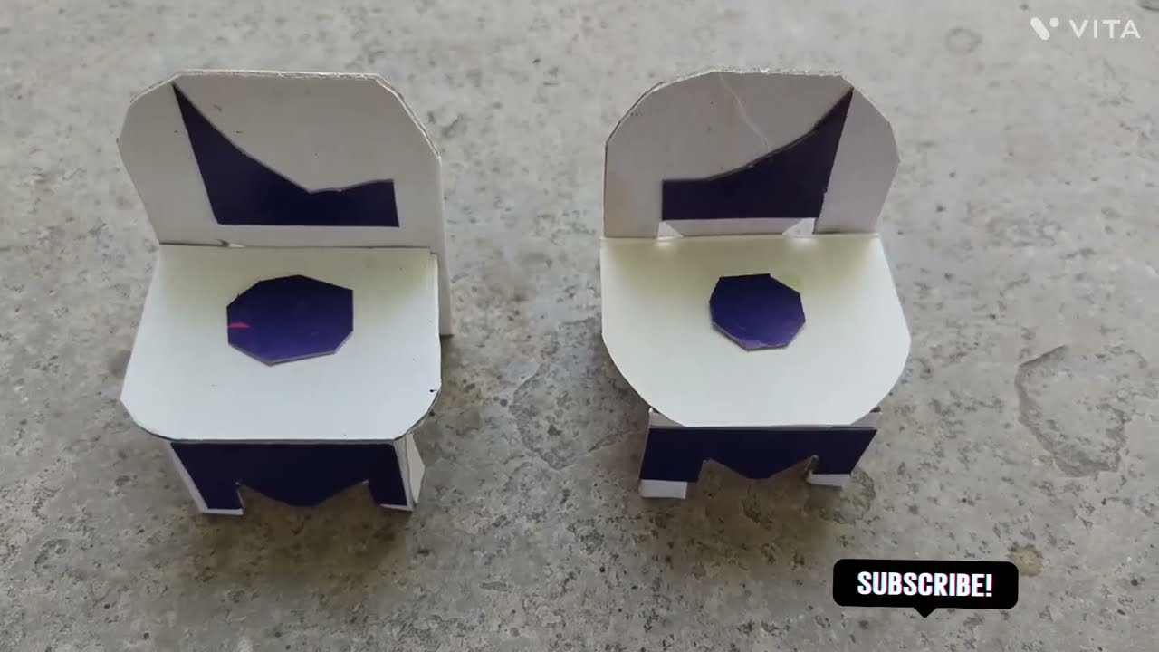 How To Make Small chair with table. |Cardboard 