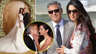 Amal Clooney’s Breathtaking Wedding Dress A Look Back at Her 10 Year Anniversary