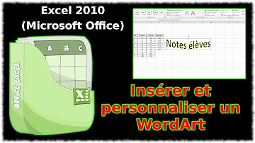 Tuto Insérer et personnaliser un WordArt (Excel 2010)