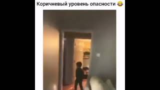 Коричневый Уровень Опасности 🤣 #Shorts