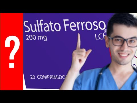 Vídeo: Diferencia Entre Gluconato Ferroso Y Sulfato Ferroso