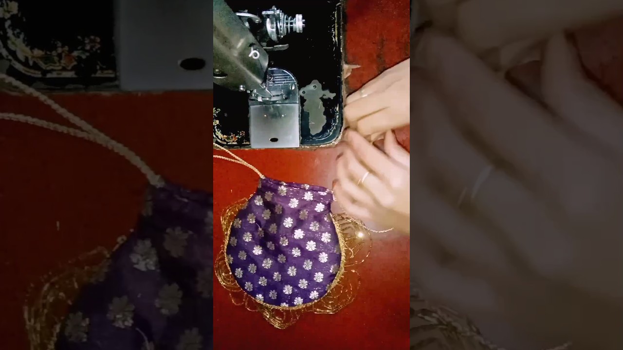 beautifull potli bag kaise banayeshortsyoutubeshorts shortvideo