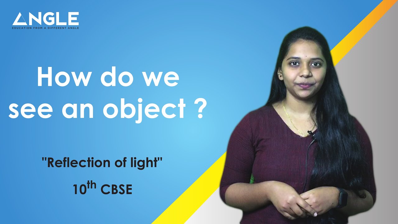 How do we see an object ?