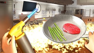 MY KITCHEN EXPLODED!  Cooking Simulator VR Gameplay