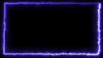 Neon Light Border | Frames Template Video | Glowing Frame Black Screen | Background Loop #frames