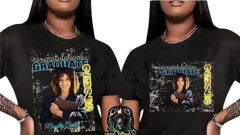 Designing Your Own Graduation T-Shirt Using Canva Is REALLY EASY