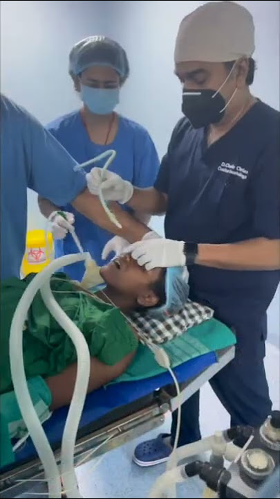 Procedure Of Intubation - Dr Mathew And Team #shorts
