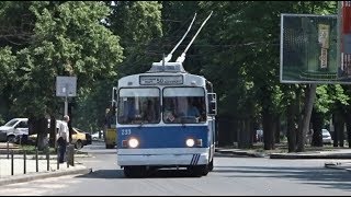 картинка: Черкасский троллейбус- ЗиУ-682В №299  