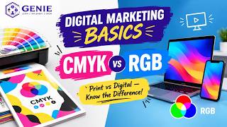 DIGITAL MARKETING BASICSCMYK vs RGBPrint vs Digital — Know the Difference!
