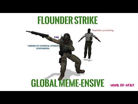 Flounder Strike - CS:GO Funny Moments - FIDGET GUN, BIAS, and "Friendly fire"