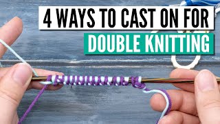 The double knitting cast on   4 techniques from easy to invisible