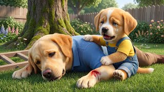 Download Lagu 😢💔Baby Puppy Rushes His Injured Dad to the Hospital —What He Did Next Will Melt Your Heart ❤️ MP3