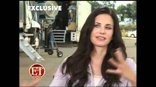 Courteney Cox and David Arquette Scream 4 BTS on Entertainment Tonight