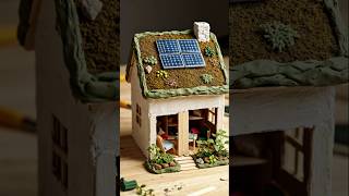 🚀A highly detailed miniature house building craft video😱🏗 #homedesign #miniature #diy #shorts