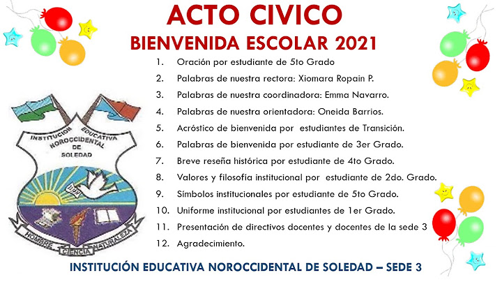ACTO CIVICO PROGRAMA