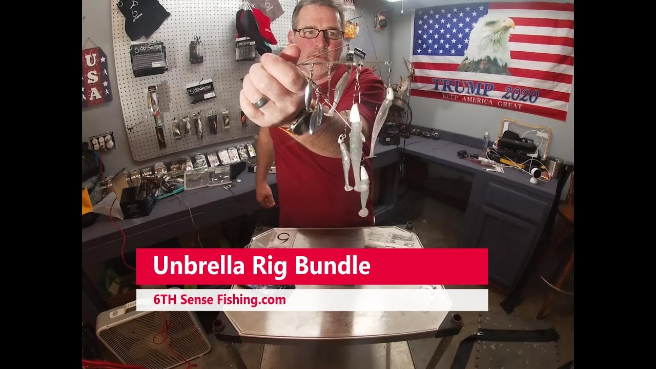 Weedless Umbrella Rig Bundle – 6th Sense Fishing