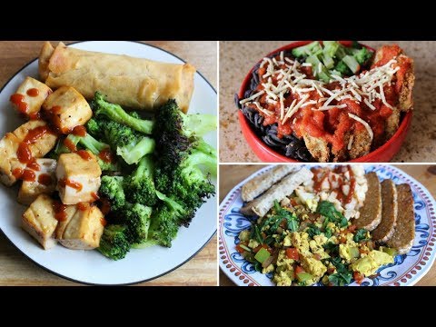 What I Eat in a Day  Easy, Vegan amp Mostly Healthy