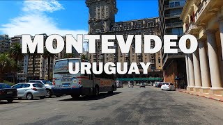 Montevideo, Uruguay  Driving Tour 4K