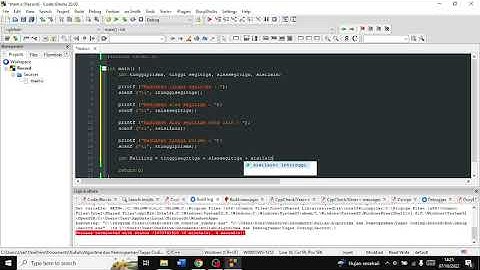 Menghitung Luas Permukaan Prisma Segitiga | Urutan | Bahasa C